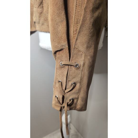 Vintage Learsi lg western leather fringe jacket - Picture 7 of 15